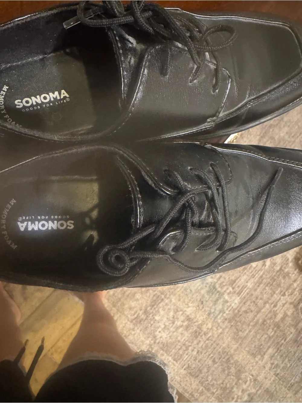 Sonoma Goods for Life black lace -up dress shoes